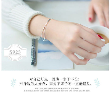 Segment Sterling Bar Bracelet 925 Silver