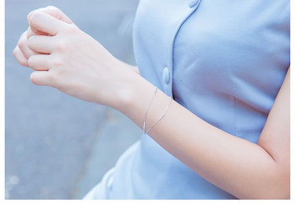 Segment Sterling Bar Bracelet 925 Silver