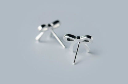 Sterling Bow Silver 925 Earring