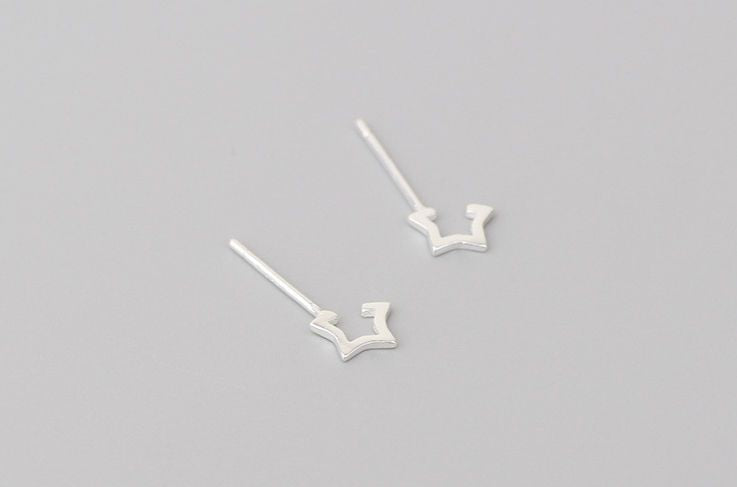 Earring Star Sterling Open 925 Silver