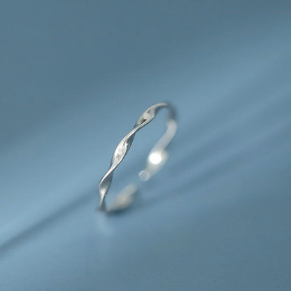 Silver Twisted Sterling Ring