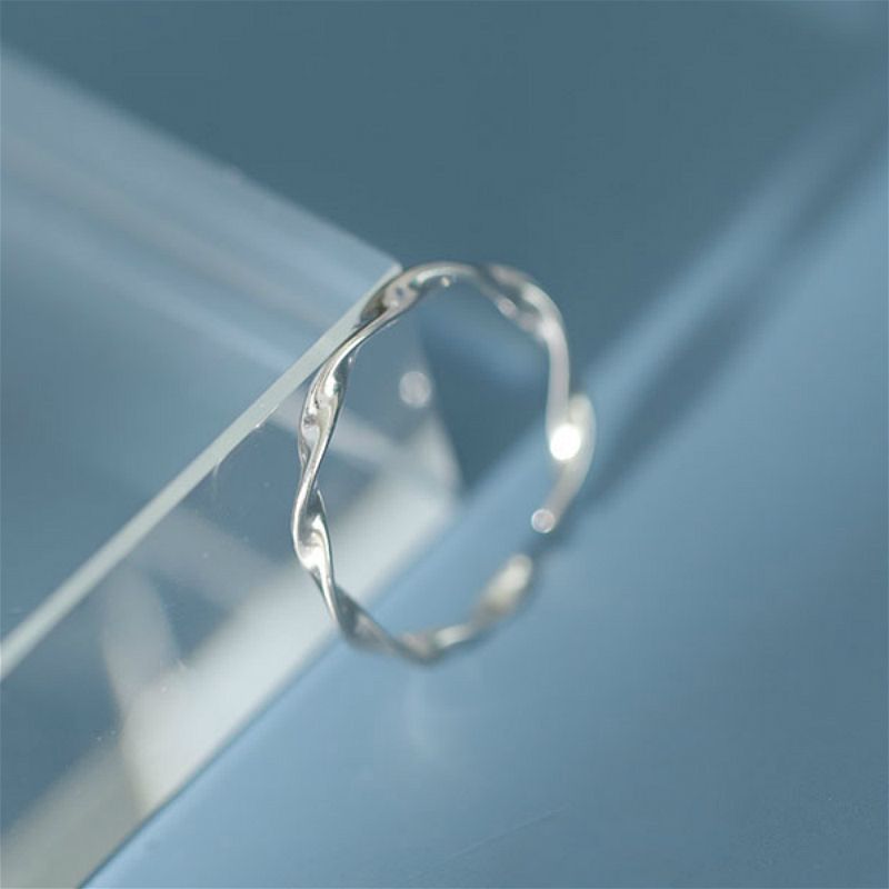 Silver Twisted Sterling Ring