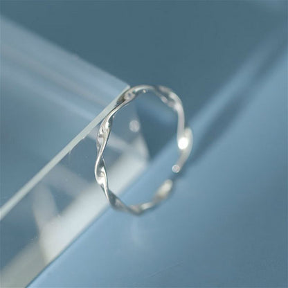 Silver Twisted Sterling Ring