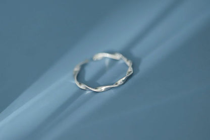 Silver Twisted Sterling Ring