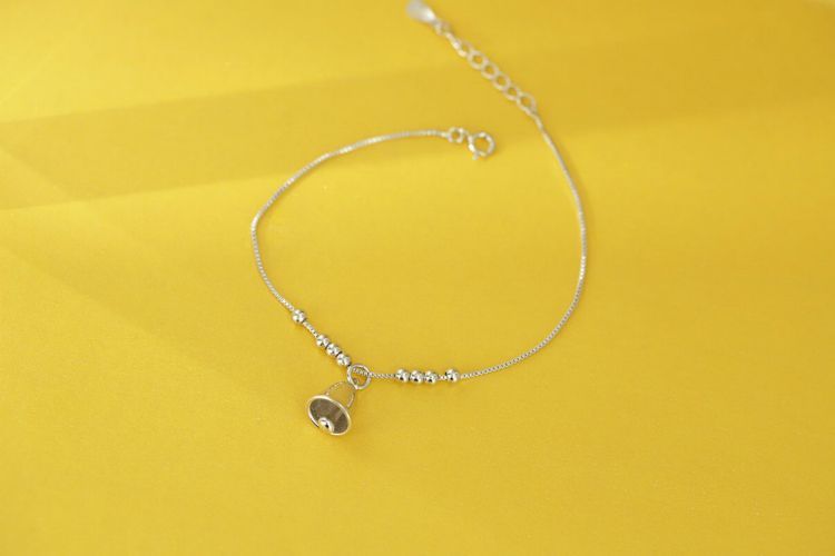 Silver Bell Bracelet Sterling