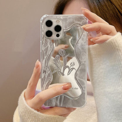 Mirrored Flower Phone Case