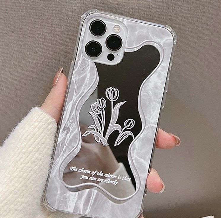 Mirrored Flower Phone Case