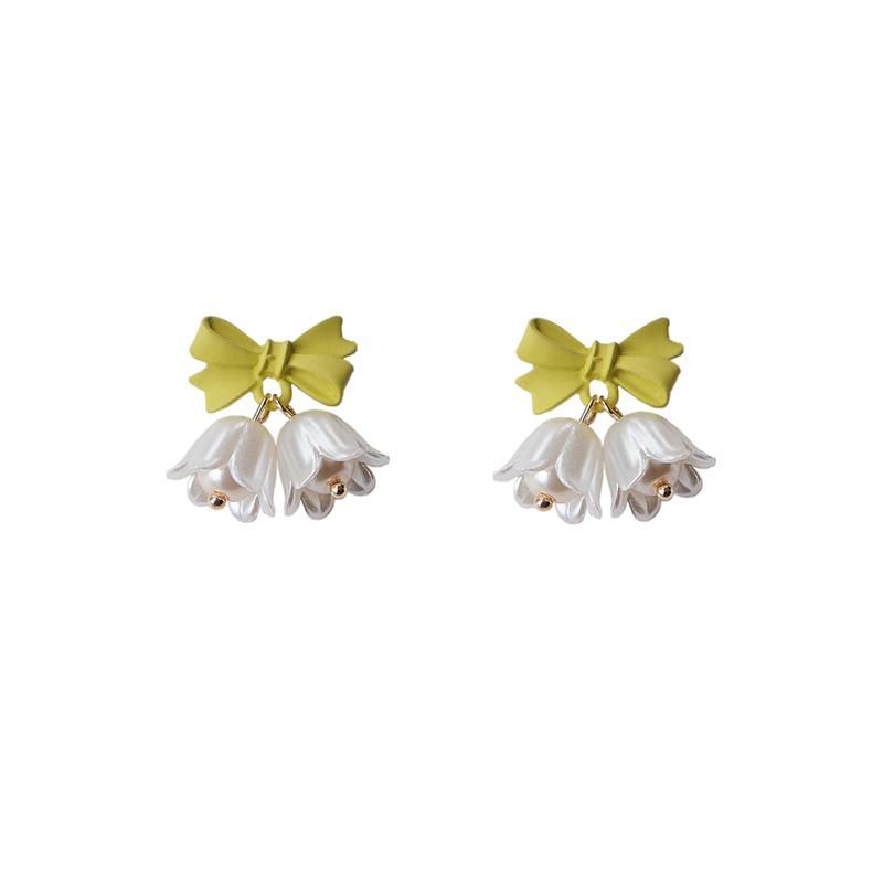 Alloy Earring Flower Bow