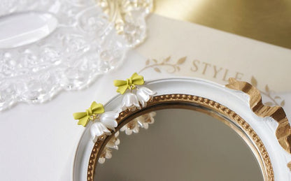 Alloy Earring Flower Bow