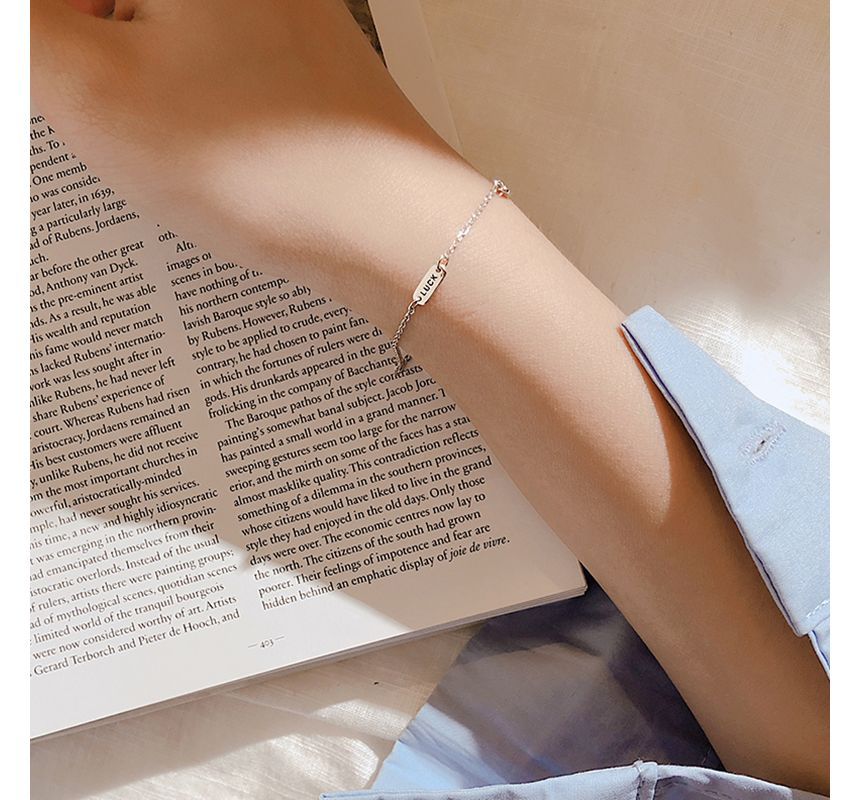 Bracelet Sterling LUCK Silver