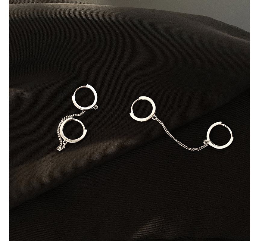 Piercing Earring Hoop Double