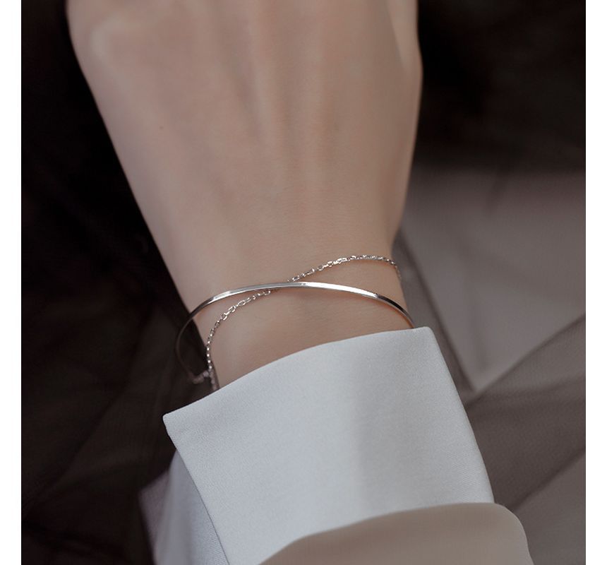 Bracelet Layered Silver Sterling