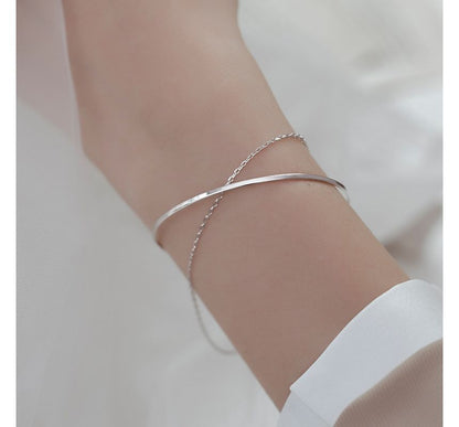 Bracelet Layered Silver Sterling