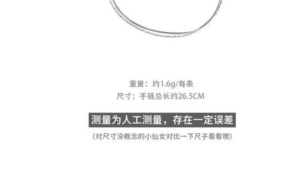 Bracelet Layered Silver Sterling