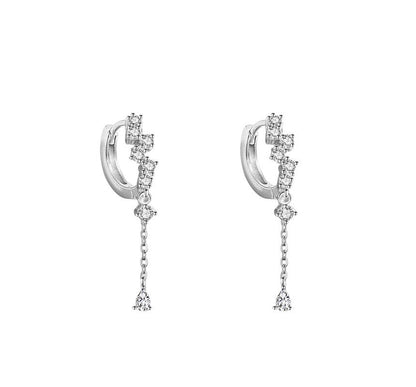 Earring Rhinestone Drop