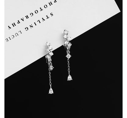 Earring Rhinestone Drop