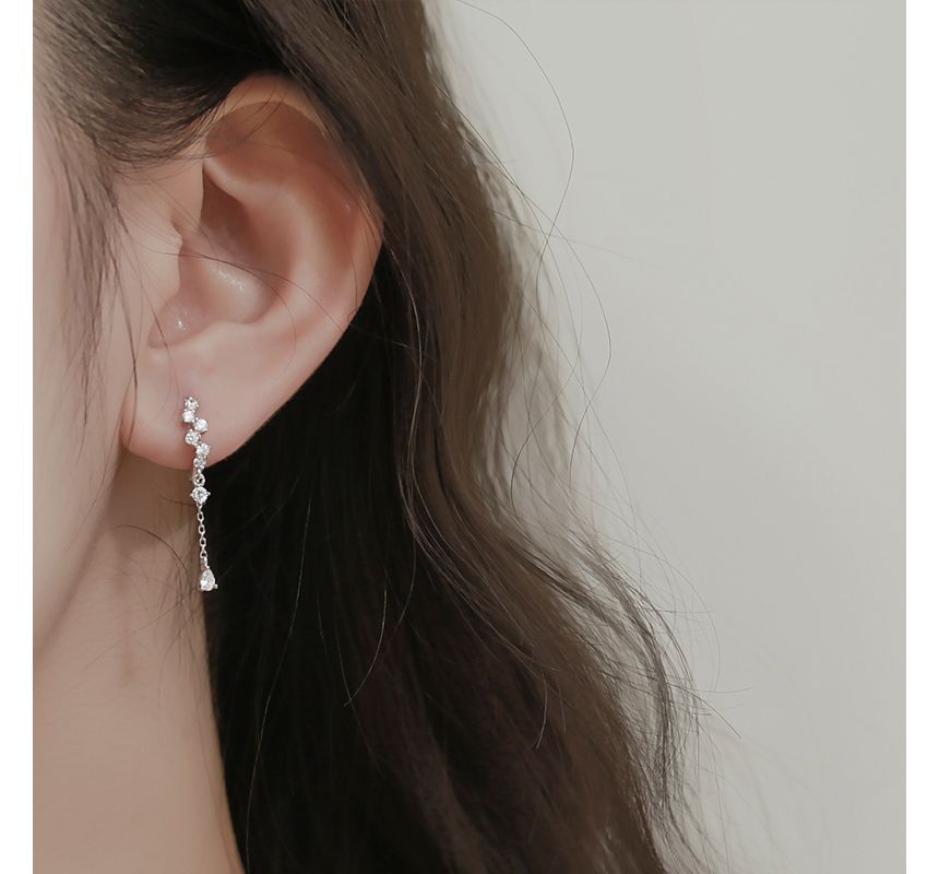 Earring Rhinestone Drop