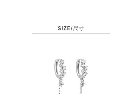 Earring Rhinestone Drop