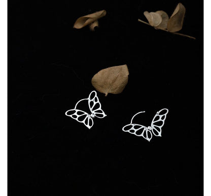 Sterling Silver Earring Butterfly