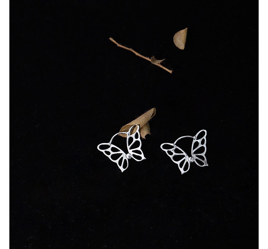 Sterling Silver Earring Butterfly