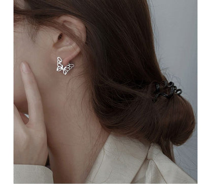 Sterling Silver Earring Butterfly