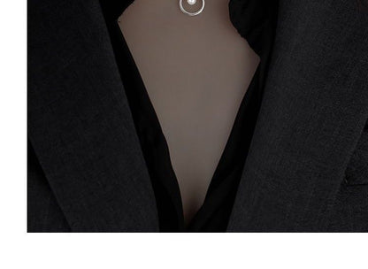 Necklace Sterling Pearl Faux Silver