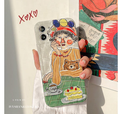 Phone Transparent Case Cartoon