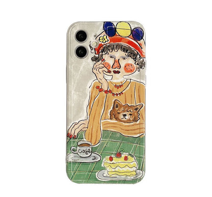 Phone Transparent Case Cartoon