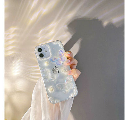 Butterfly Case Transparent Phone