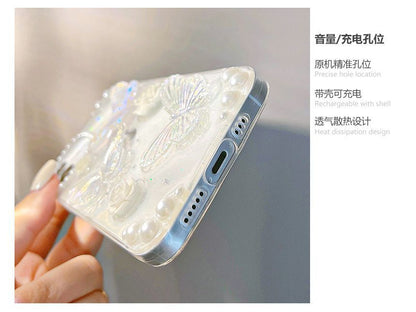 Butterfly Case Transparent Phone
