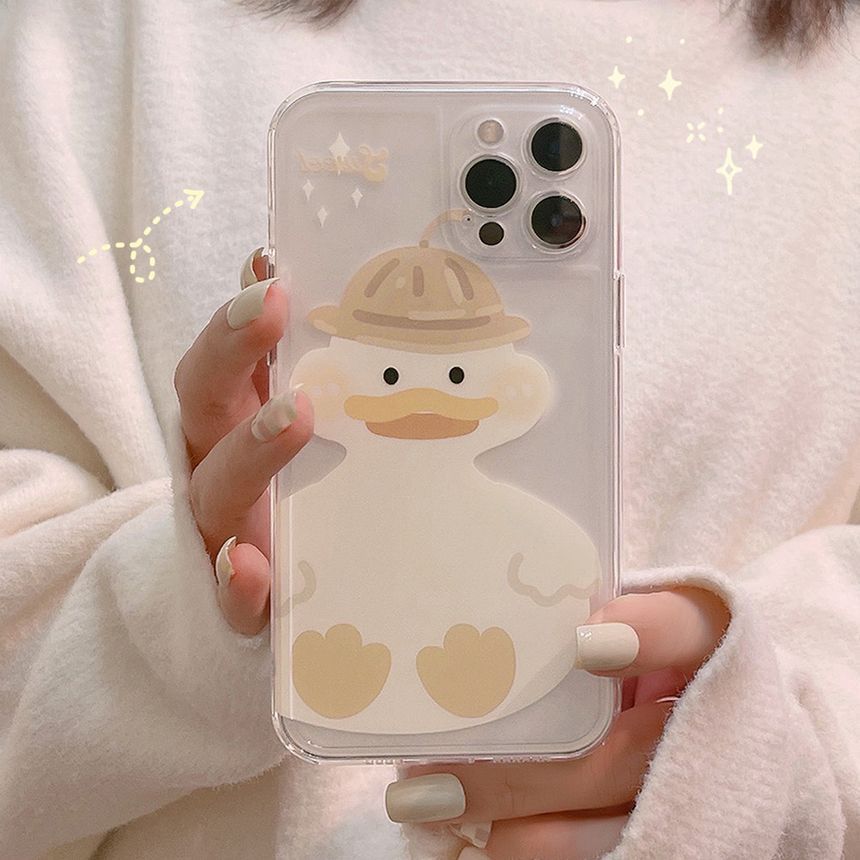 Transparent Duck Case Phone
