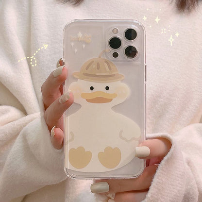 Transparent Duck Case Phone
