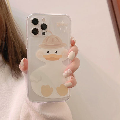 Transparent Duck Case Phone