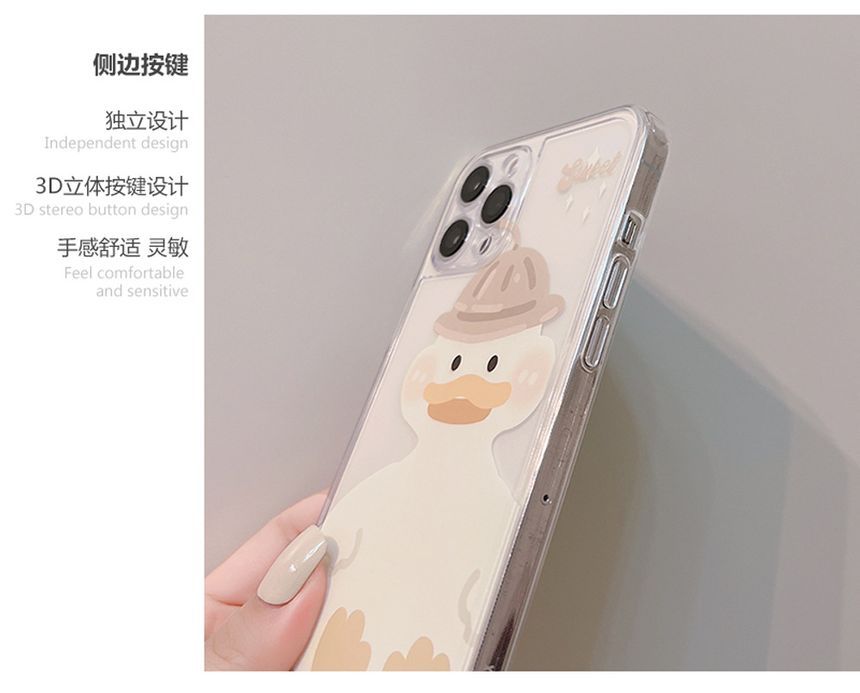 Transparent Duck Case Phone