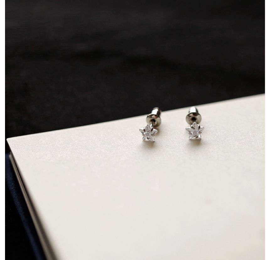 Earring Rhinestone Star Stud