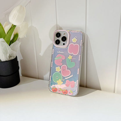 Phone Case Cartoon Holographic