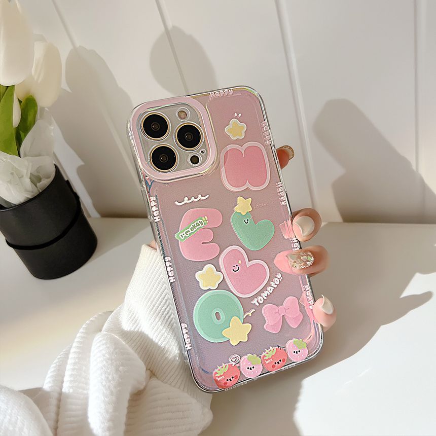 Phone Case Cartoon Holographic