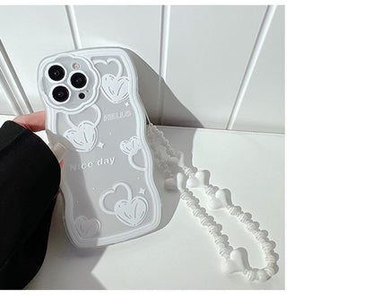 Case Phone Heart Transparent
