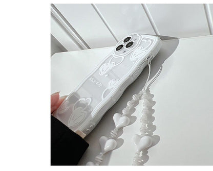 Case Phone Heart Transparent