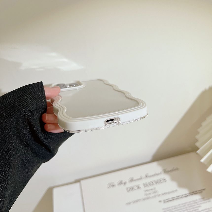 Case Transparent Wavy Phone
