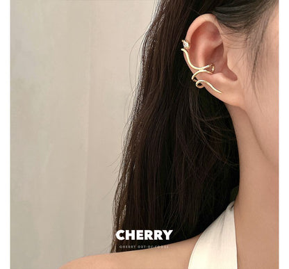 Snake Earring Alloy Cuff