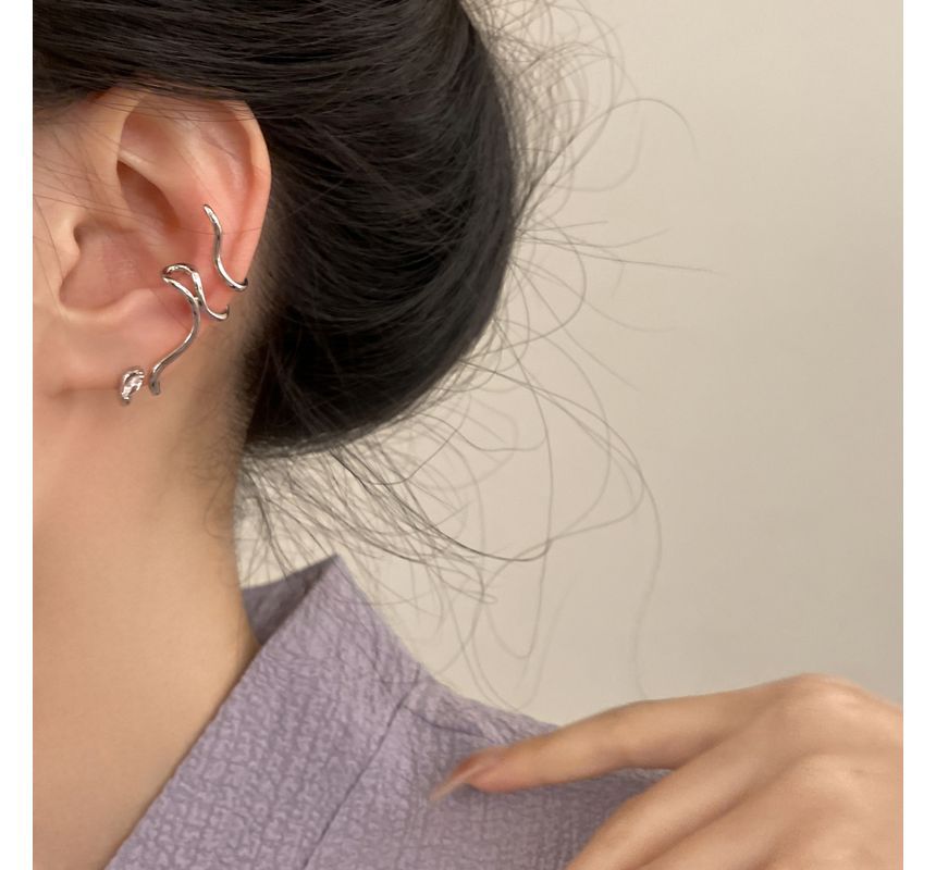 Snake Earring Alloy Cuff