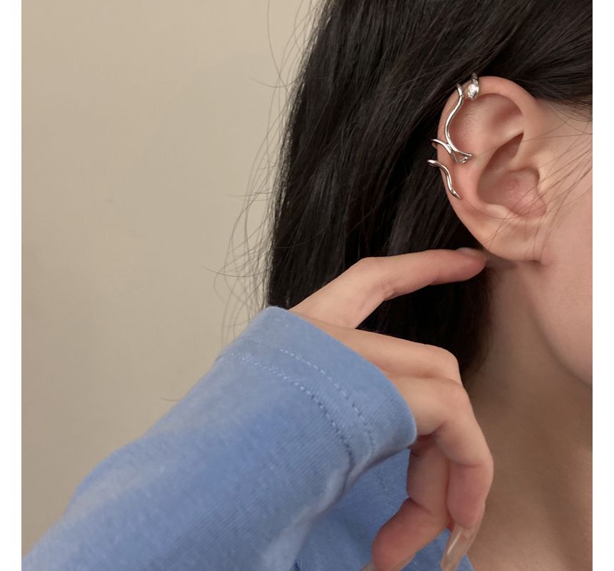 Snake Earring Alloy Cuff