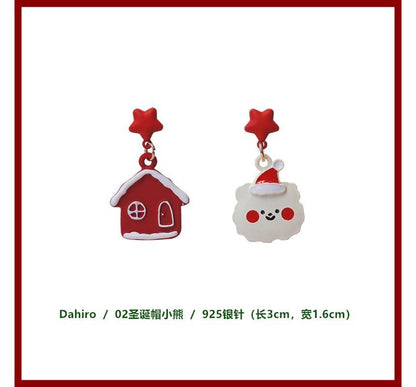 Earring Alloy Christmas designs) (various