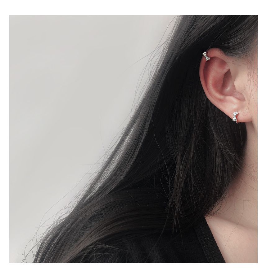 Cuff Ear Bow Rhinestone