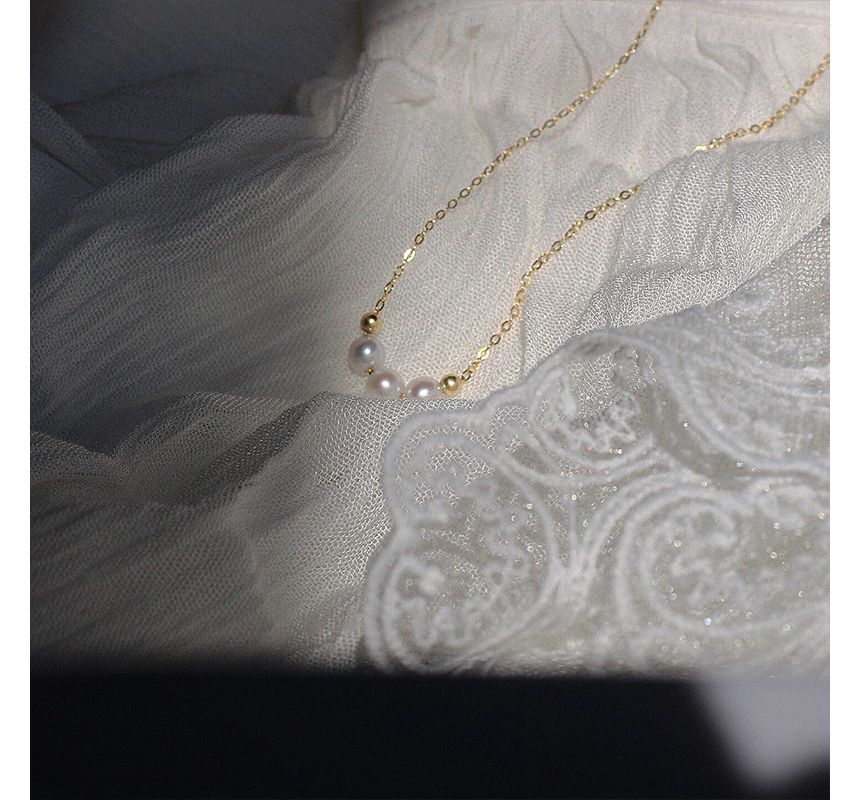 Faux Pearl Necklace