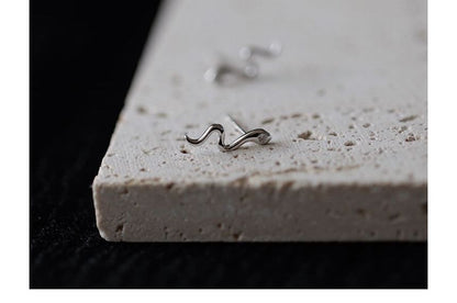 Silver Snake Sterling Earring