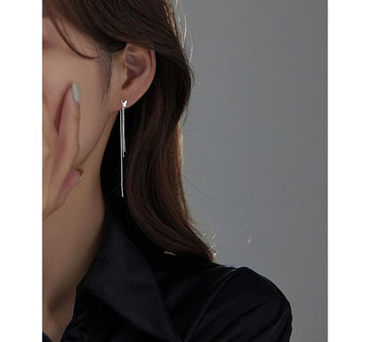 Butterfly Fringed Silver Sterling Earring
