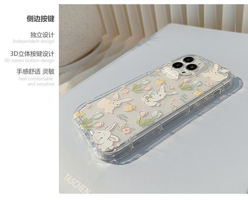 Case Rabbit Print Phone