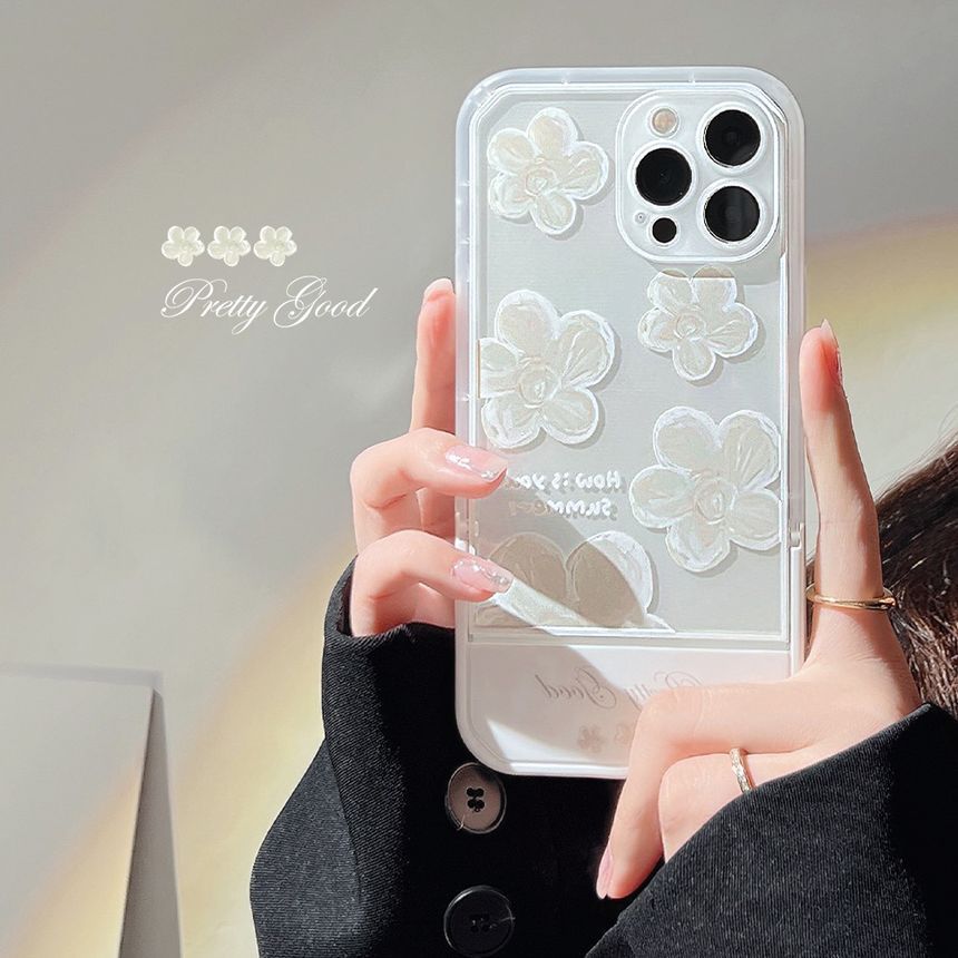 Phone Floral Stand Case